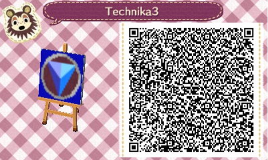 QR code for DJMAX Technika 3 Logo in Animal Crossing.