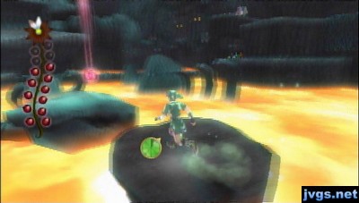 Running for my life in the third trial.