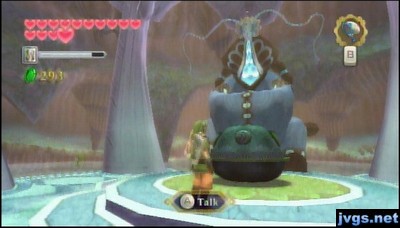 Talking to the water dragon.