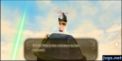 Robot: This is the entrance to the volcano.