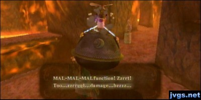 Robot: MALFUNCTION! Zzrrt!