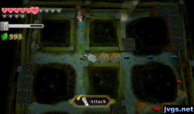 Digging underground in the Fire Sanctuary.