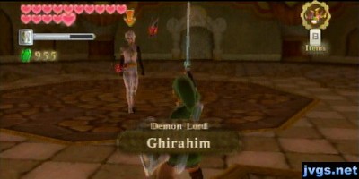 Fighting Ghirahim again.