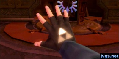 Triforce on my glove.