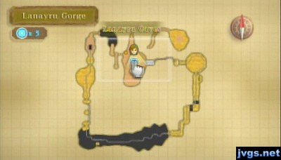Lanayru Gorge map.
