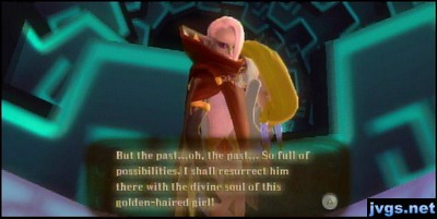 Ghirahim: The past is full of possibilities. I shall revive Demise there!