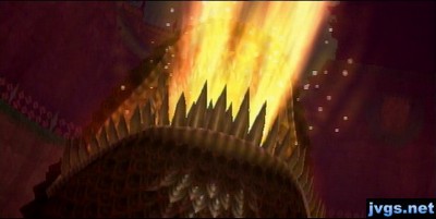 Demise absorbs Zelda's energy.