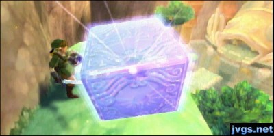 Goddess cube at Lake Floria.