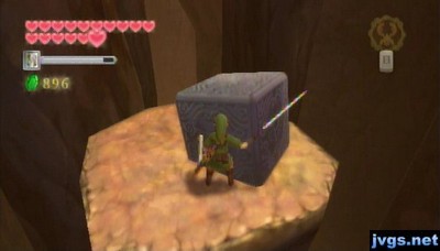 Goddess cube in volcano area.