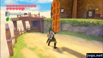 Harvesting pumpkins.