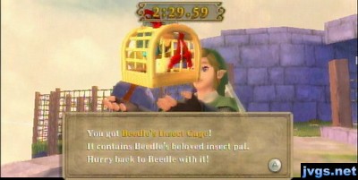 Obtaining Beedle's insect cage.