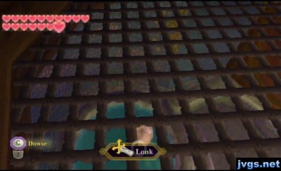 Watching Zelda's dad take a bath.