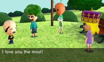 Snoopy, to Peach: I love you the most!