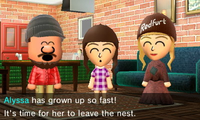 Alyssa has grown up so fast! It's time for her to leave the nest.