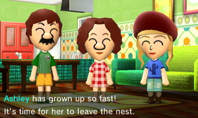 Luigi and TZ: Ashley has grown up so fast! It's time for her to leave the nest.