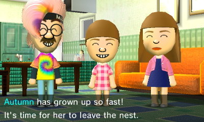 Tobias: Autumn has grown up so fast! It's time for her to leave the nest.