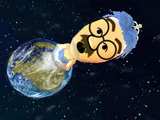 Tobias blasts off into space dressed like a ballerina.