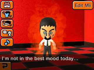 Mr. Bean, in flames: I'm not in the best mood today...