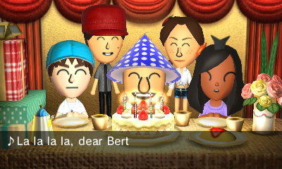 La la la la, dear Bert...