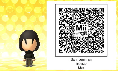 Bomberman Mii QR code