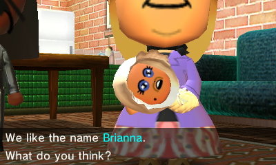 Miss Piggy: We like the name Brianna. What do you think?