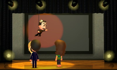 The Count flies by.
