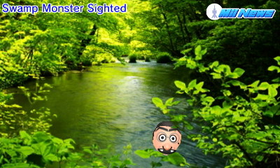 Mii News: Swamp Monster Sighted