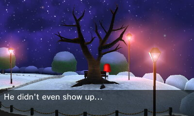 Elly: He didn't even show up...