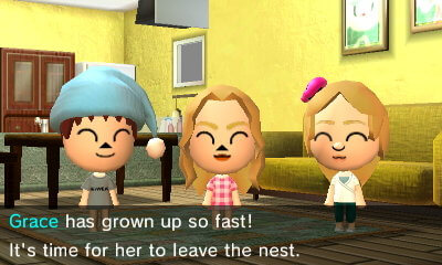 Grace has grown up so fast! It's time for her to leave the nest.