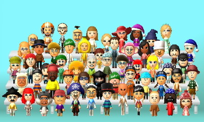 A 2025 group photo of my Tomodachi Life Miis.