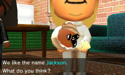 Miss Piggy: We like the name Jackson. What do you think?