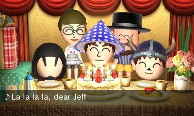La la la la, dear Jeff...
