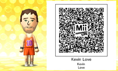 Kevin Love Mii QR code