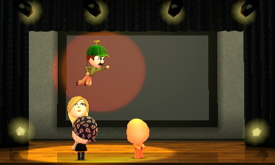 Luigi drops in to profess his love for Rosalina, joining Snoopy and Mr. Saturn.