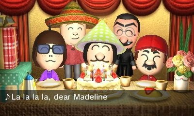 La la la la, dear Madeline...