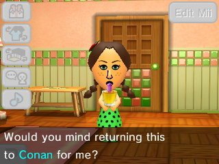 Maeby: Would you mind returning this to Conan for me?