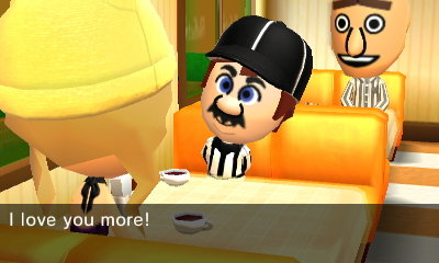 Mario, to Lindsay: I love you more!