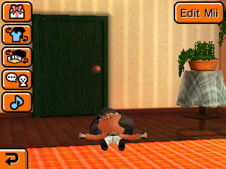 Marina lies on the floor.