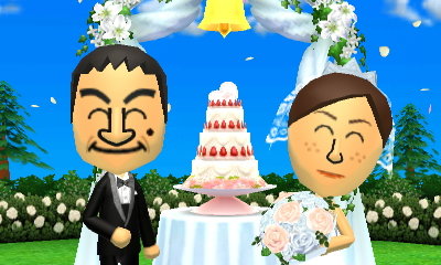 Mr. Bean and Maeby get married at their wedding.