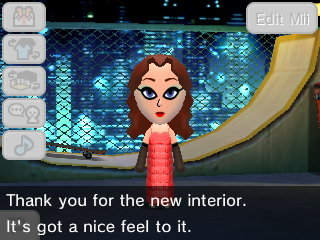 Pauline: Thank you for the new interior. It's got a nice feel to it.