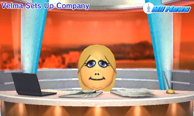 Miss Piggy on the Mii News: Velma Sets Up Company