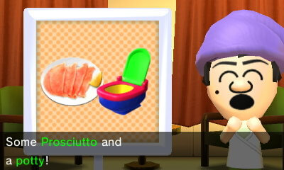 Some Prosciutto and a potty!