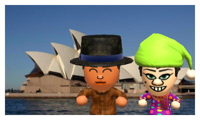 Ryder and Emily at the Sydney Opera House.
