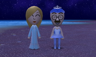 Rosalina and Tobias, the new sweethearts.