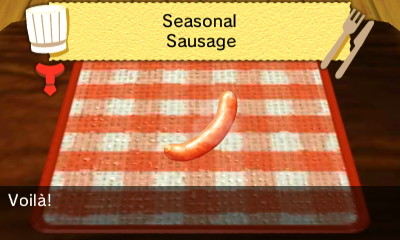 Seasonal Sausage. Voila!
