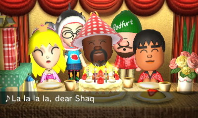 La la la la, dear Shaq...