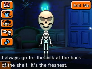 Skull: I always go for the milk at the back of the shelf. It's the freshest.