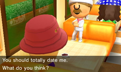 The Swedish Chef, to Miss Piggy: You should totally date me. What do you think?