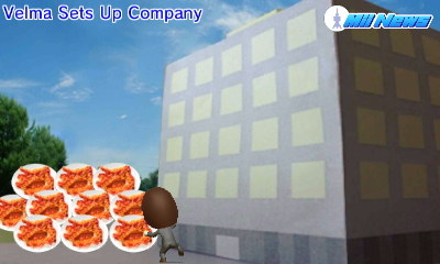 Mii News: Velma Sets Up Company (mass producing bacon).