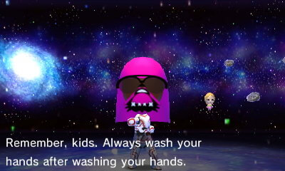 Darth Vader: Remember, kids. Always wash your hands after washing your hands.